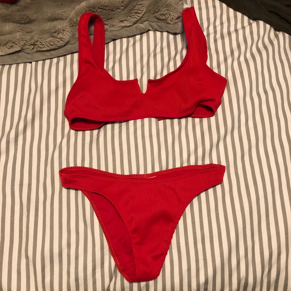 Hollister Red Bikini